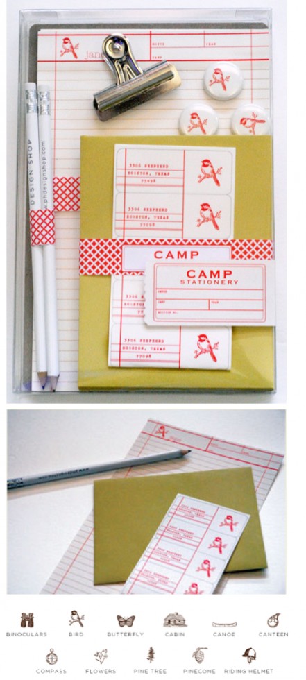 camp stationery