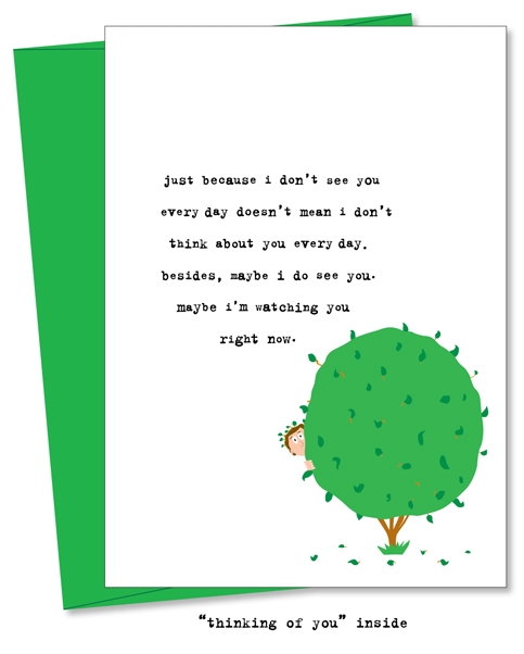 uncooked greeting card