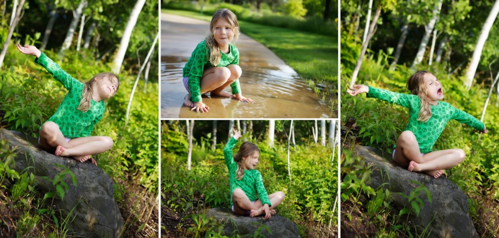 summer fun in the puddle