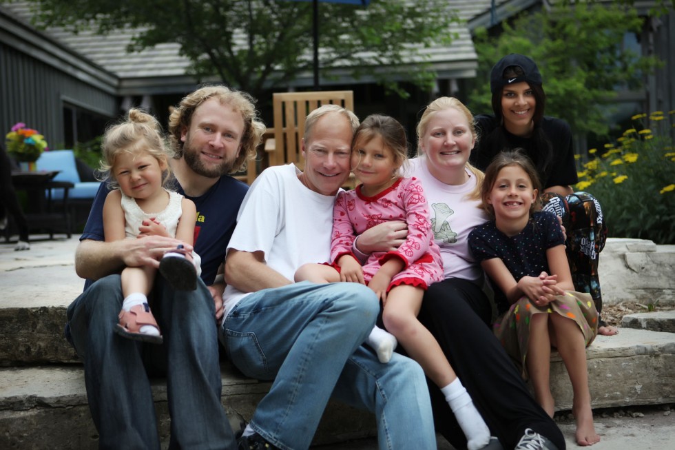 family on father's day