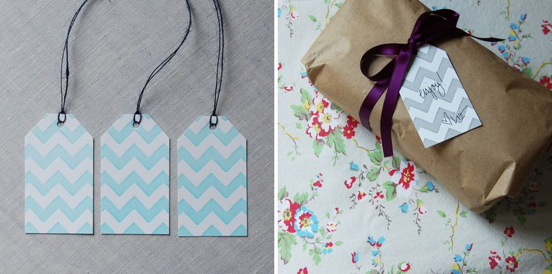 linda & harriett gift tags