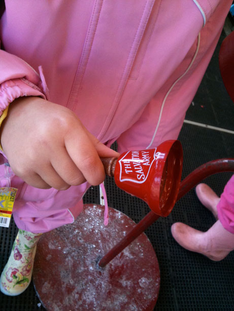 salvation army bell ringing